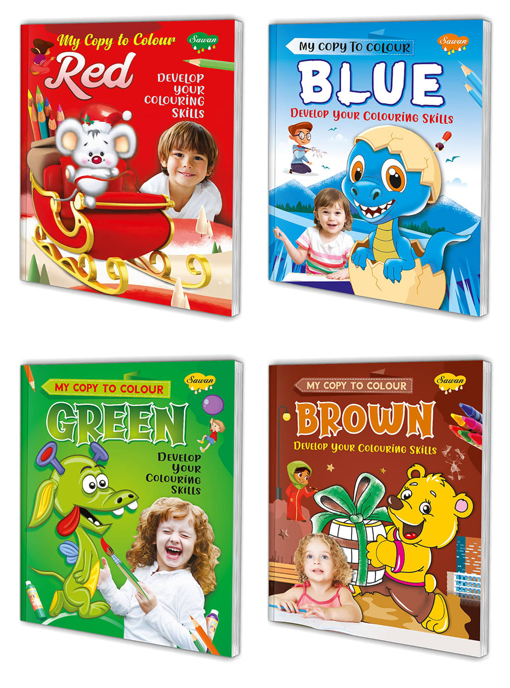 My Copy To Colour Red, My Copy To Colour Blue, My Copy To Colour Brown, My Copy To Colour Green | By Sawan (Paperback, Manoj Publications Editorial Board) My Copy To Colour Red, My Copy To Colour Blue, My Copy To Colour Brown, My Copy To Colour Green | By Sawan (Paperback, Manoj Publications Editorial Board)