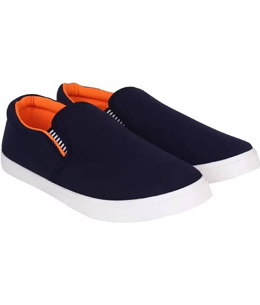 PENNEN Sports Walking Stylish Black Men's Slip-on Shoes