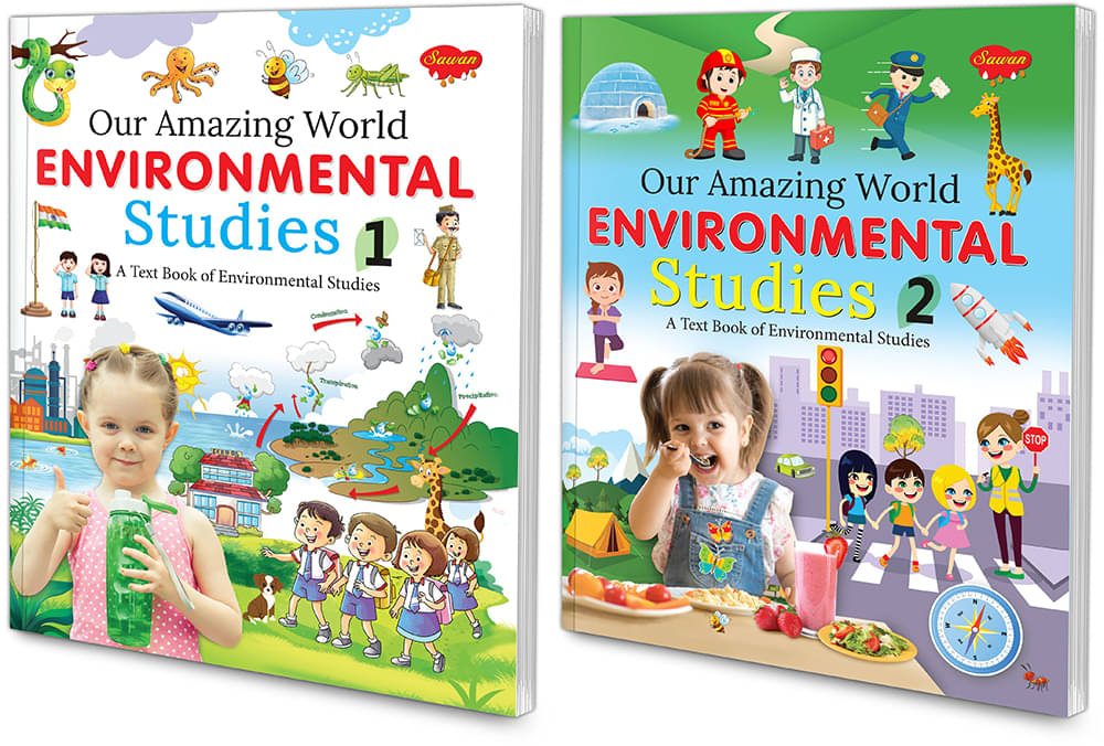     			Pack of 2 Our Amazing World Environmental Studies - 1 & 2 | As Per NEP 2020 Guidelines and The NCERT Syllabus | By Sawan