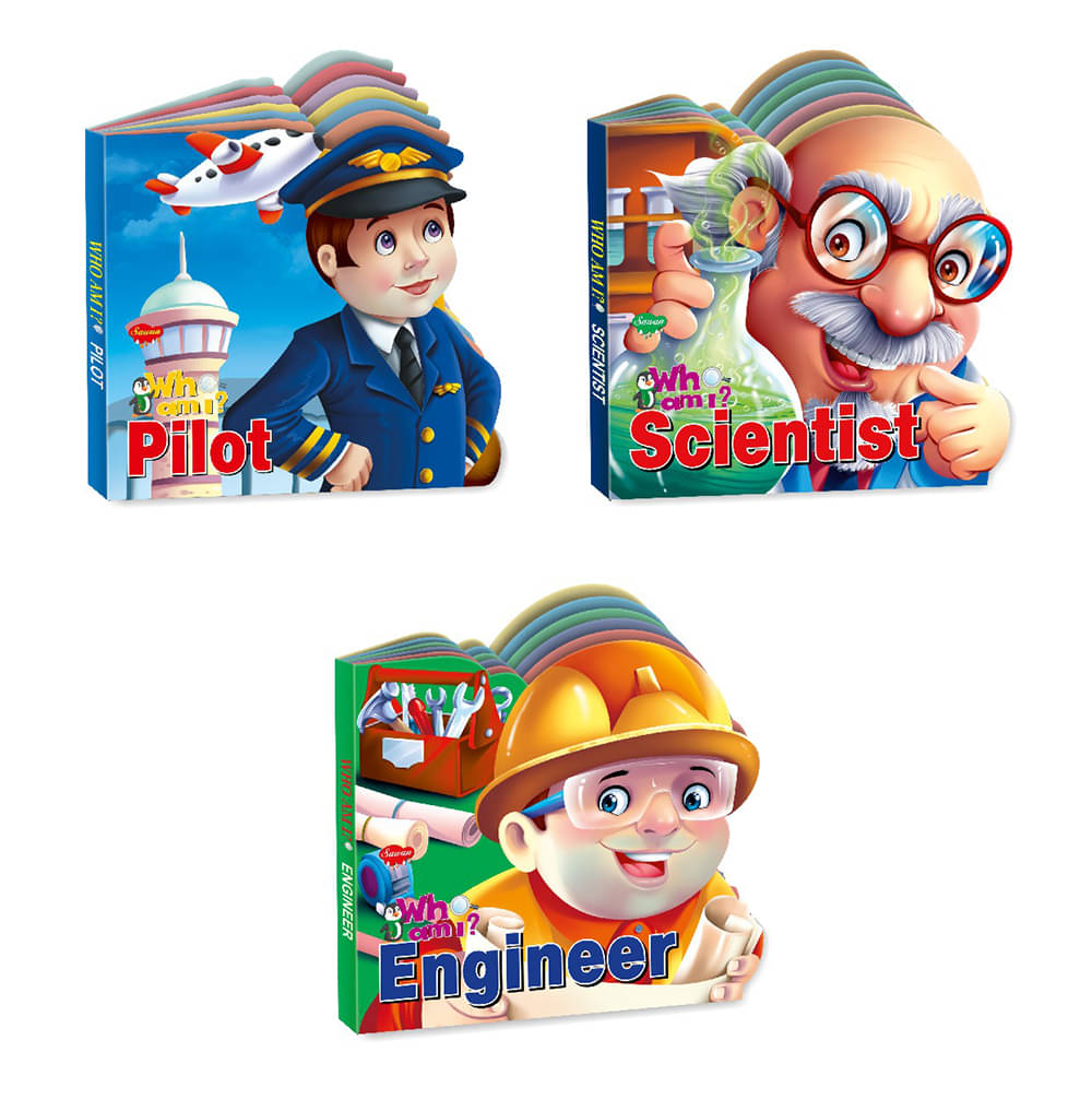 Pilot, Scientist, Engineer | Set Of 3 Story Books By Sawan (Board Book, Manoj Publications Editorial Board) Pilot, Scientist, Engineer | Set Of 3 Story Books By Sawan (Board Book, Manoj Publications Editorial Board)