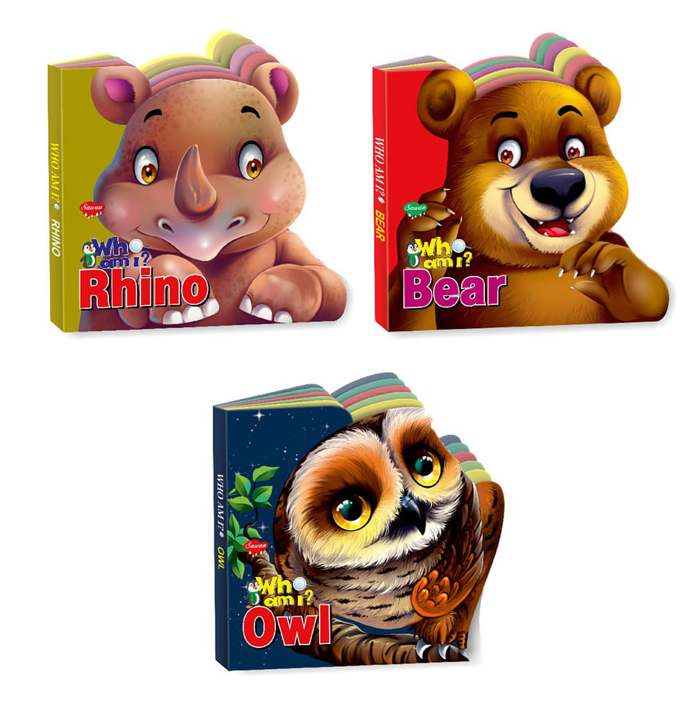 Rhinoceros, Bear, Owl | Set Of 3 Story Books By Sawan (Board Book, Manoj Publications Editorial Board) Rhinoceros, Bear, Owl | Set Of 3 Story Books By Sawan (Board Book, Manoj Publications Editorial Board)