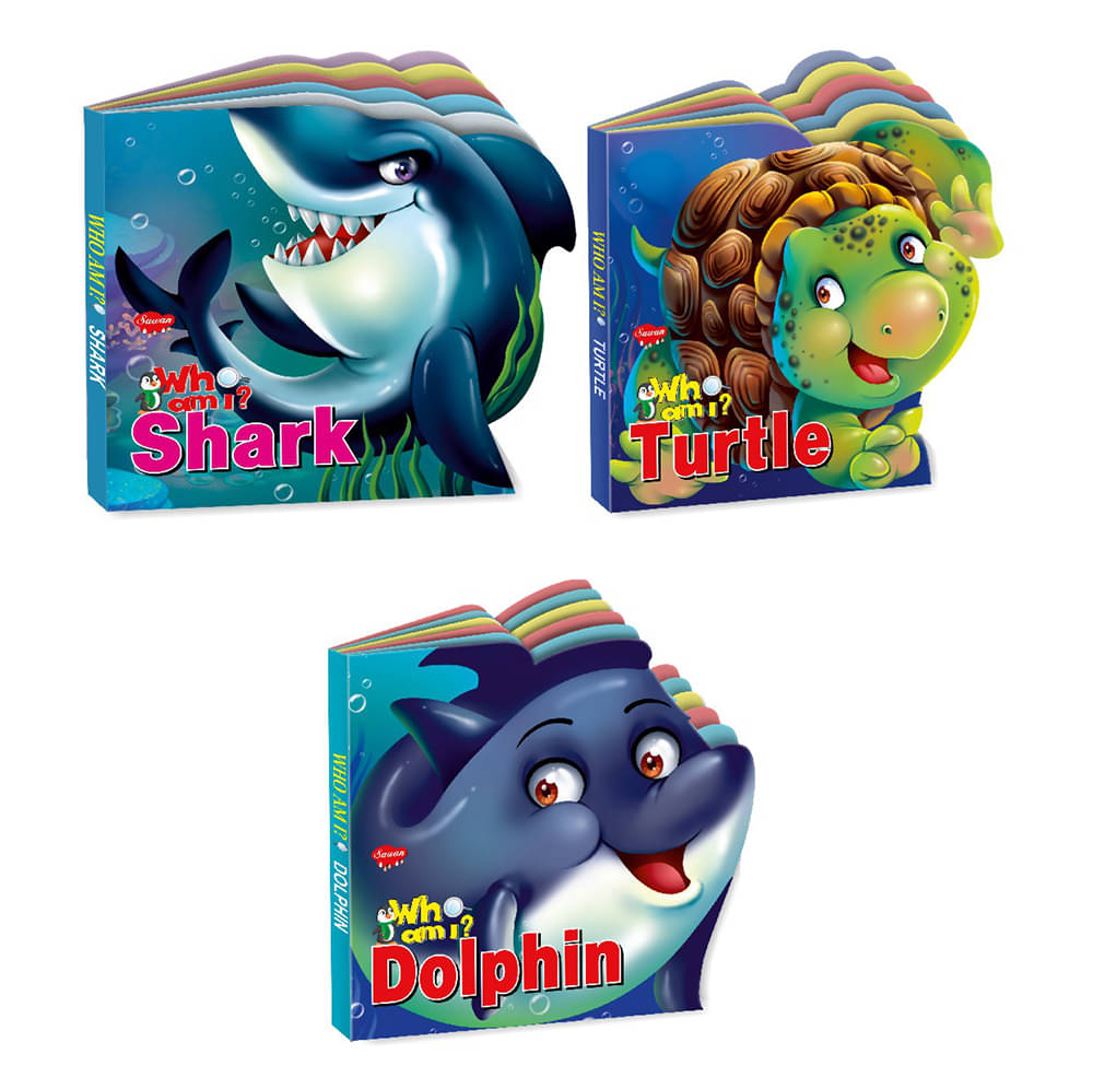 Shark, Turtle And Dolphin | Set Of 3 Story Books By Sawan (Paperback, Manoj Publications Editorial Board) Shark, Turtle And Dolphin | Set Of 3 Story Books By Sawan (Paperback, Manoj Publications Editorial Board)