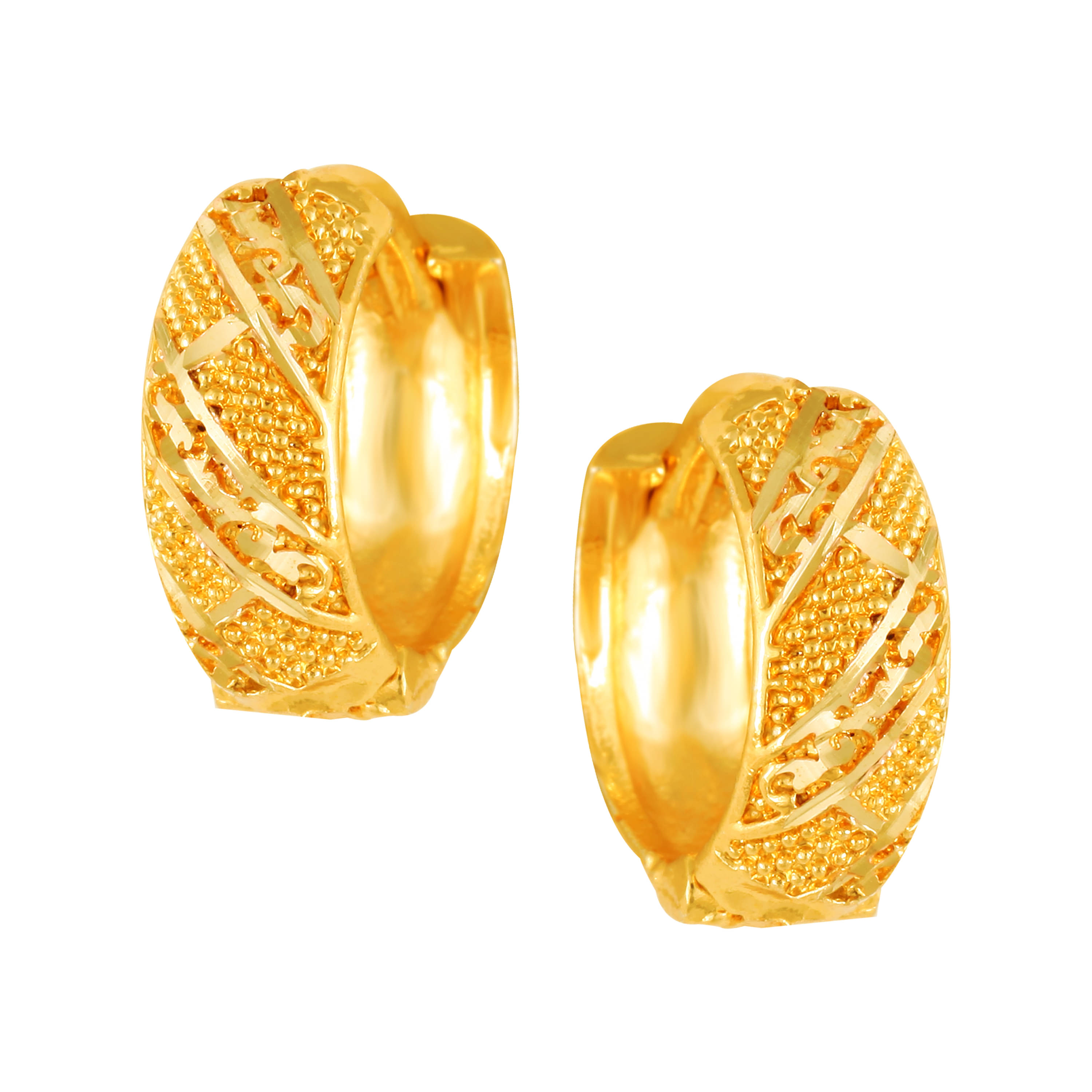     			VIVASTRI Golden Clip-Ons Earrings ( Pack of 1 )
