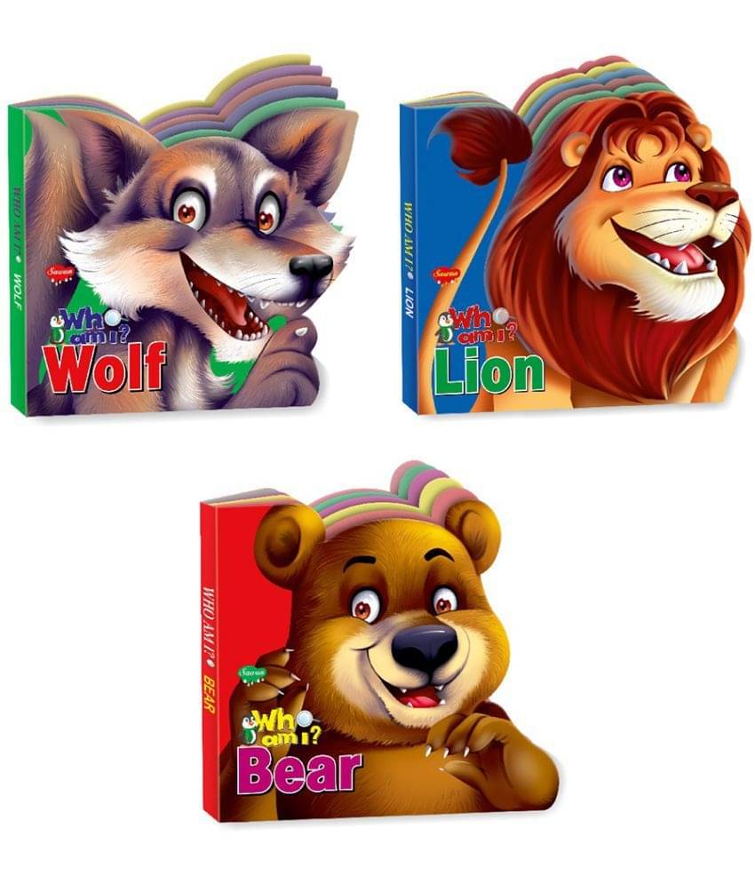     			Wolf, Lion, Bear | Set Of 3 Story Books By Sawan (Board Book, Sawan)