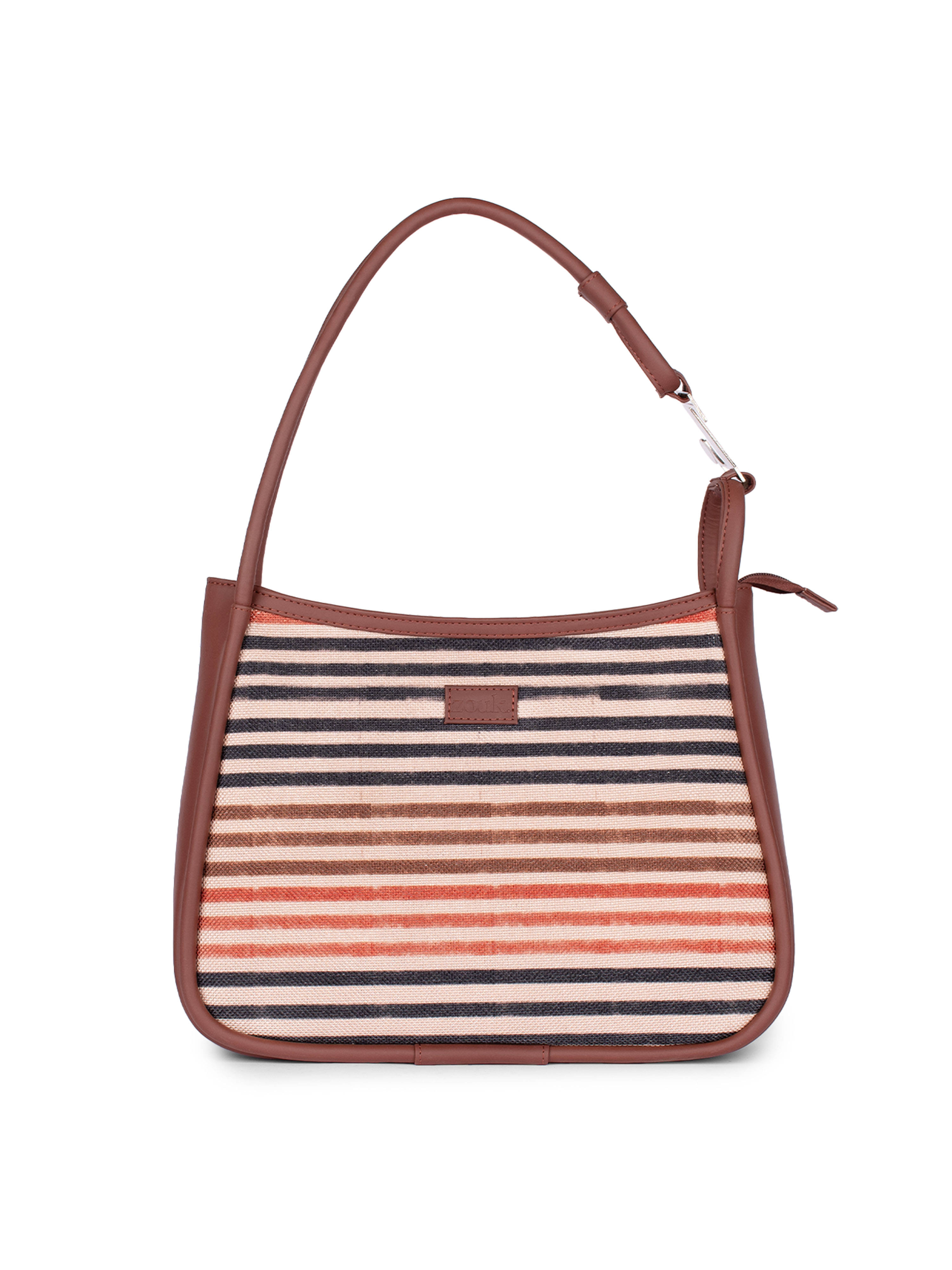     			Zouk Shoulder Bag Jute Set of 1 ( Multicolor )