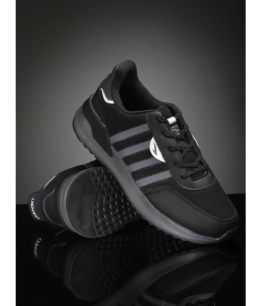 ASIAN TARGET-02 Black Men's Sports Running Shoes ASIAN TARGET-02 Black Men's Sports Running Shoes
