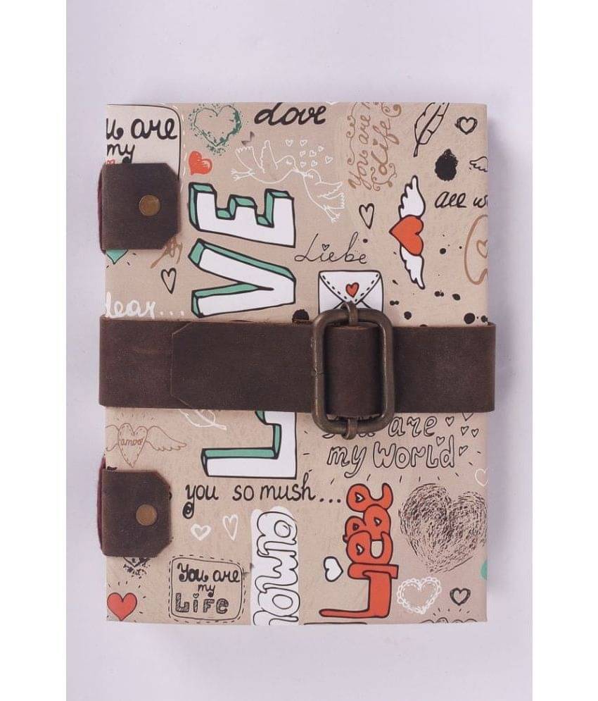 CRAFT CLUB Love Printed diary in euro binding A5 Diary Unruled 200 Pages CRAFT CLUB Love Printed diary in euro binding A5 Diary Unruled 200 Pages