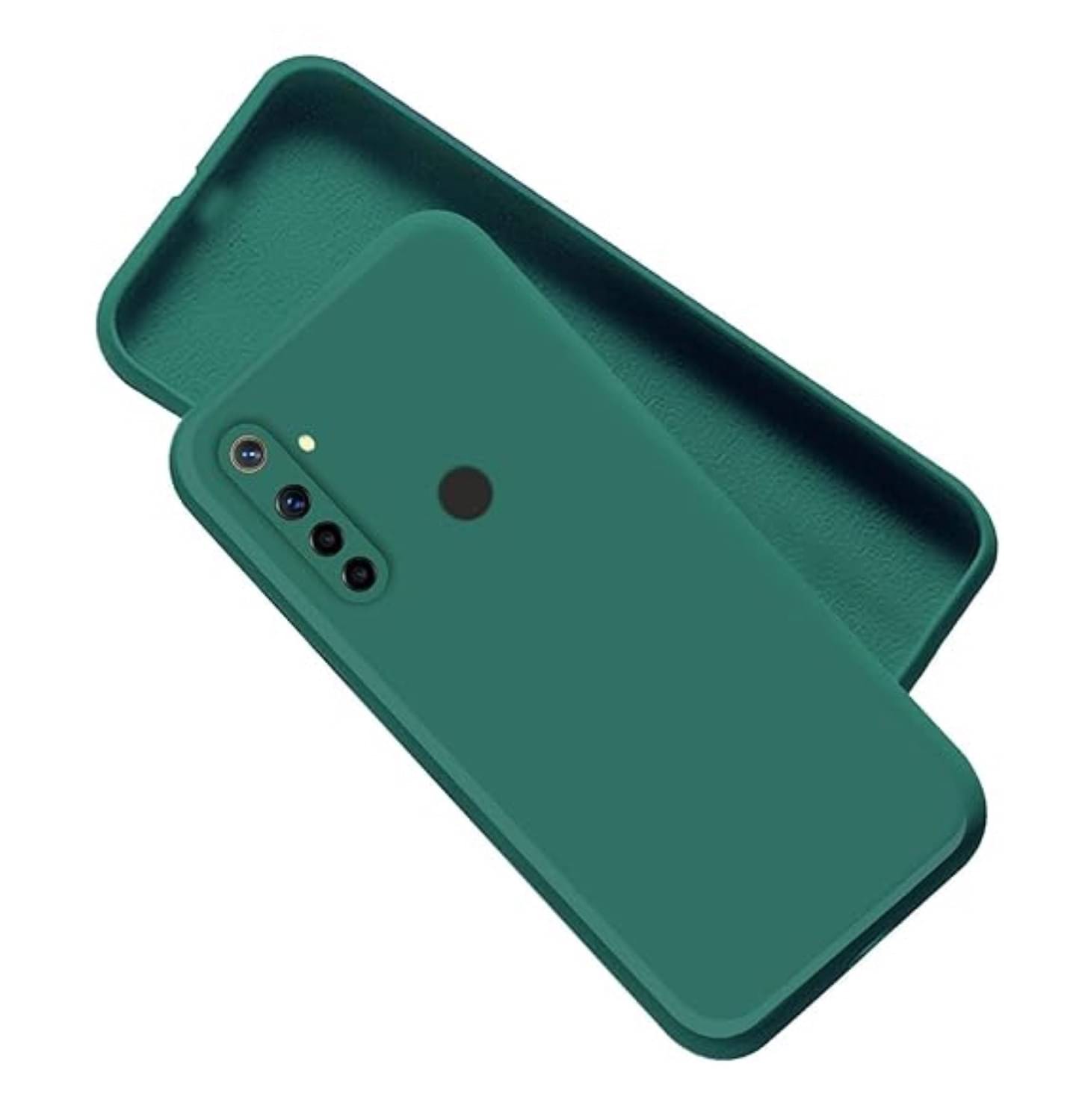     			Case Vault Covers Silicon Soft cases Compatible For Silicon Realme 5i ( Pack of 1 )