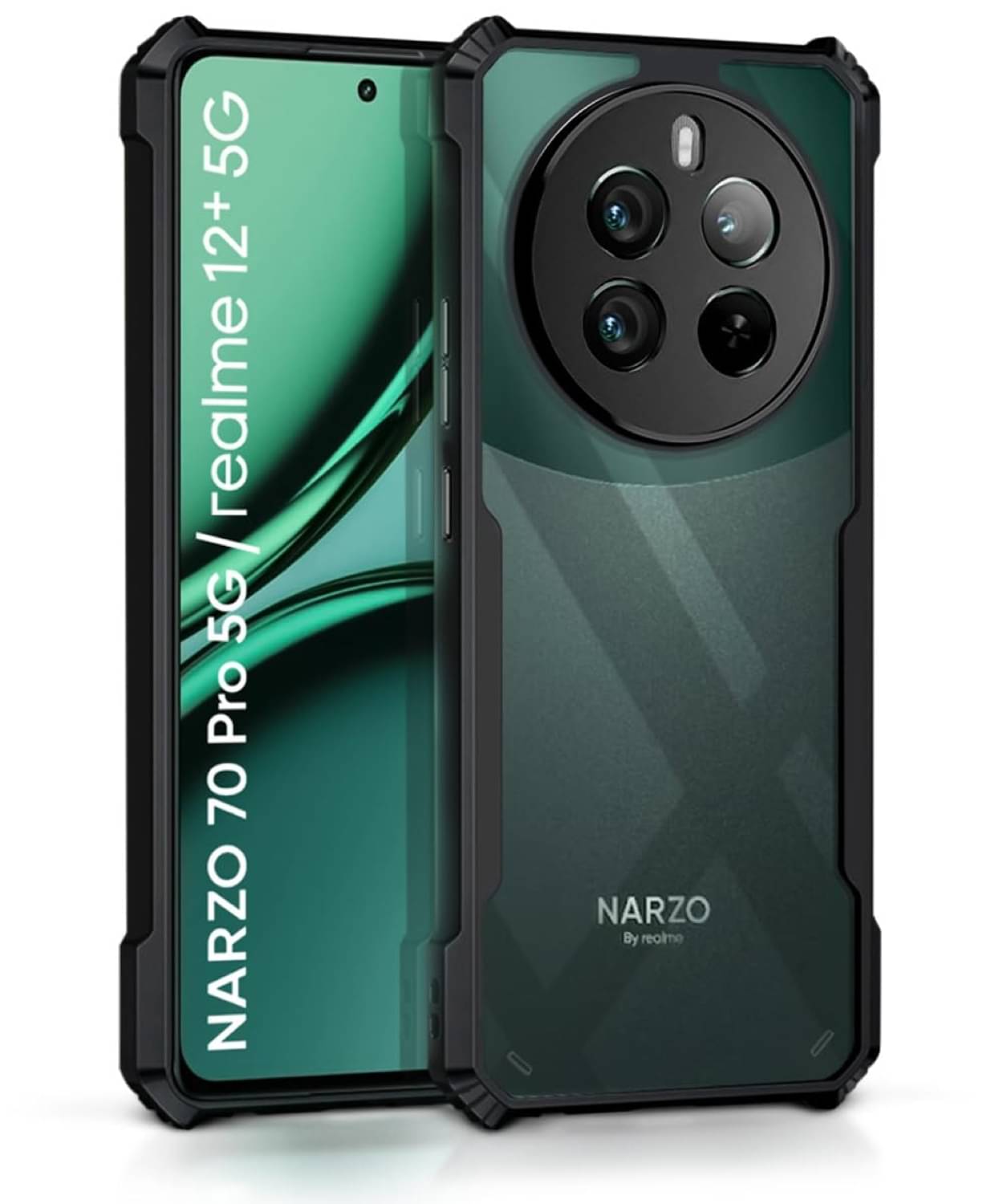     			Case Vault Covers Shock Proof Case Compatible For Polycarbonate Realme Narzo 70 Pro 5G ( Pack of 1 )