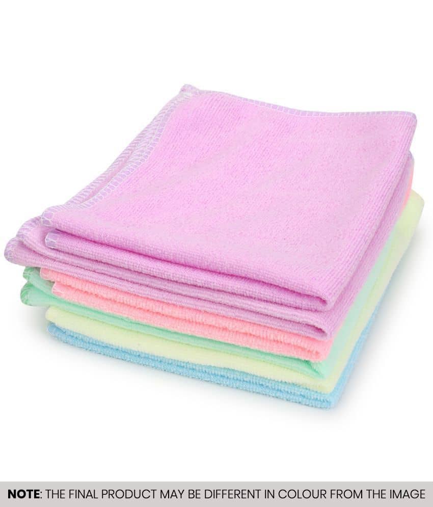 PROGIENCE - Multicolor 250 GSM Microfiber Car Cleaning Cloth For Automobile car accessories( Pack of 6 )