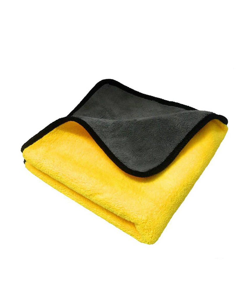 PROGIENCE Multicolor Microfiber Cleaning Cloth For Automobile Car accessories ( Pack of 1 ) 40x40 cms