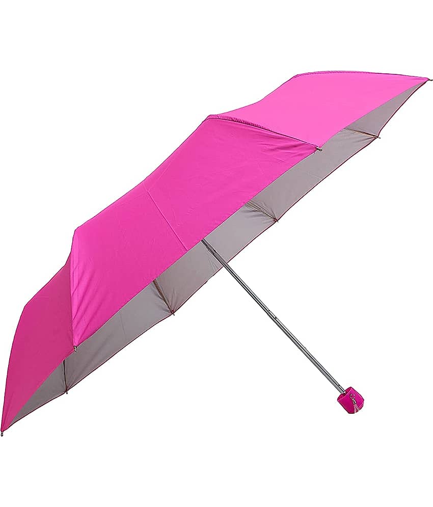 Infispace Manual Umbrella For Boys & Girls, UV-Rays Safe 23 Inch Large Size 3-Fold Solid Umbrella,Red Color Umberallas For Sun & Rain - Jewellery Sets | Buy online on ZillyBuy