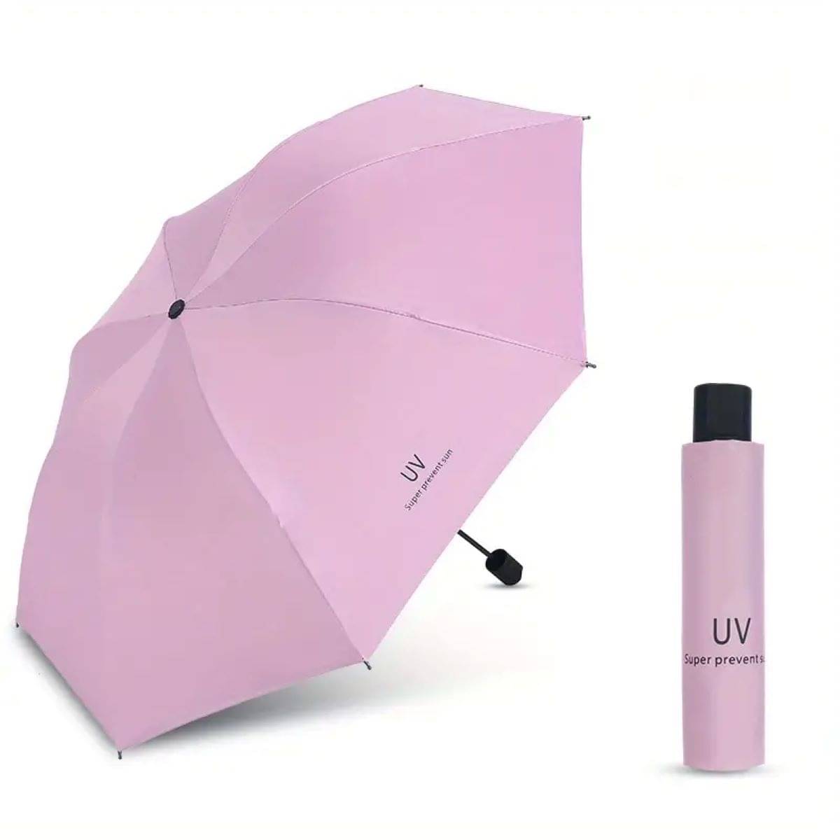     			Infispace Pink 3 Fold Umbrella