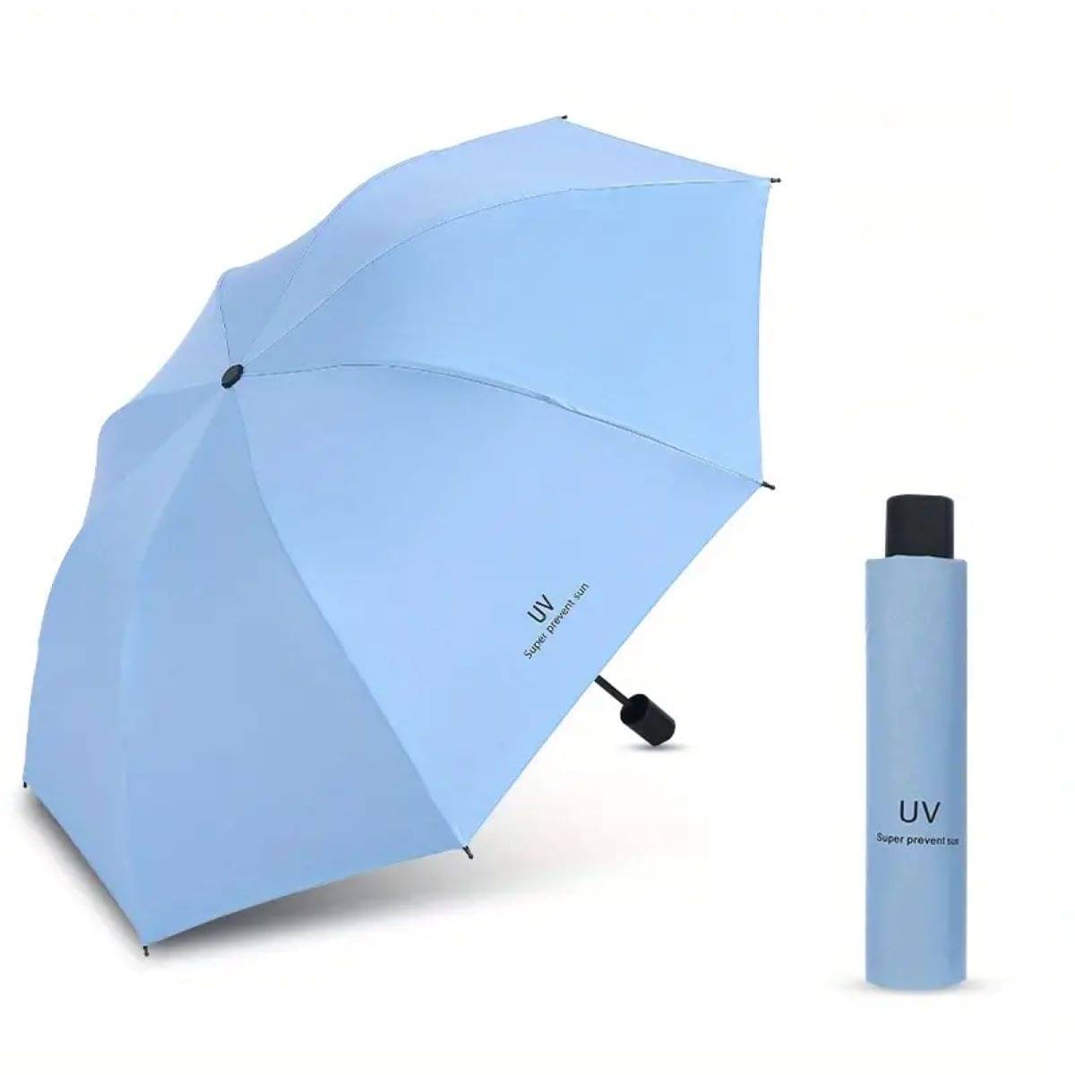     			Infispace Turquoise 3 Fold Umbrella