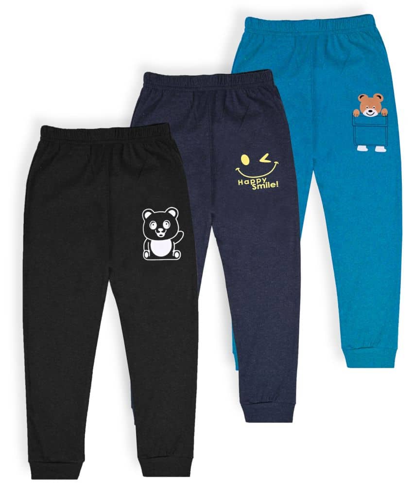 J&JP Pack of 3 Boys Cotton Blend Trackpant ( Multicolor ) - Track Pants | Buy online on ZillyBuy