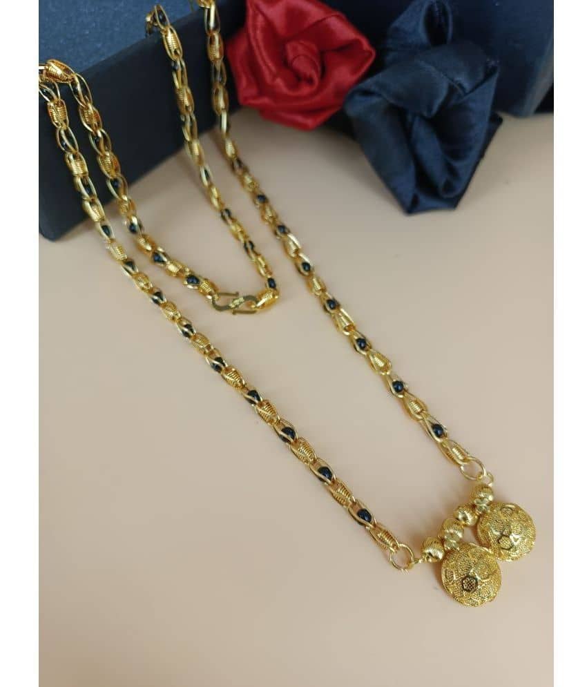 JIPPA Golden Mangalsutra ( Pack of 1 )