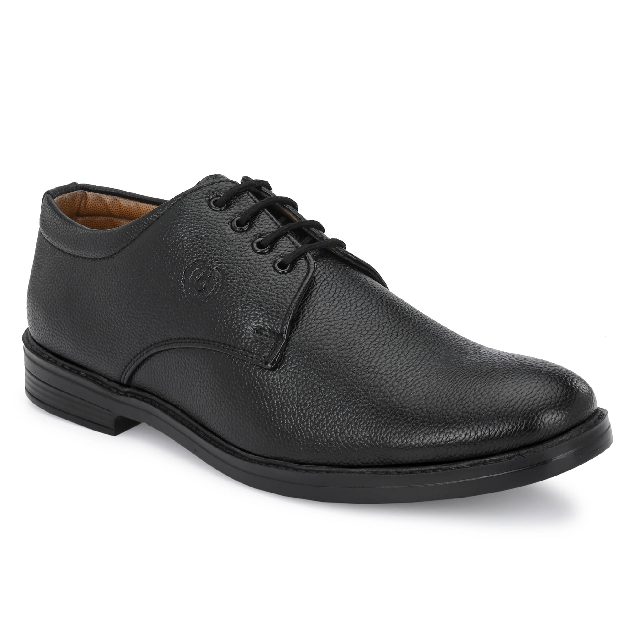 Leeport Black Men's Derby Formal Shoes Leeport Black Men's Derby Formal Shoes