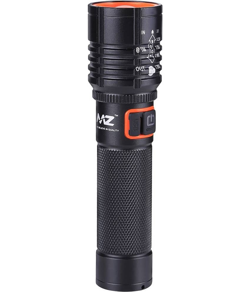 MZ - 3W Rechargeable Flashlight Torch ( Pack of 1 ) - Electricals | Buy online on ZillyBuy