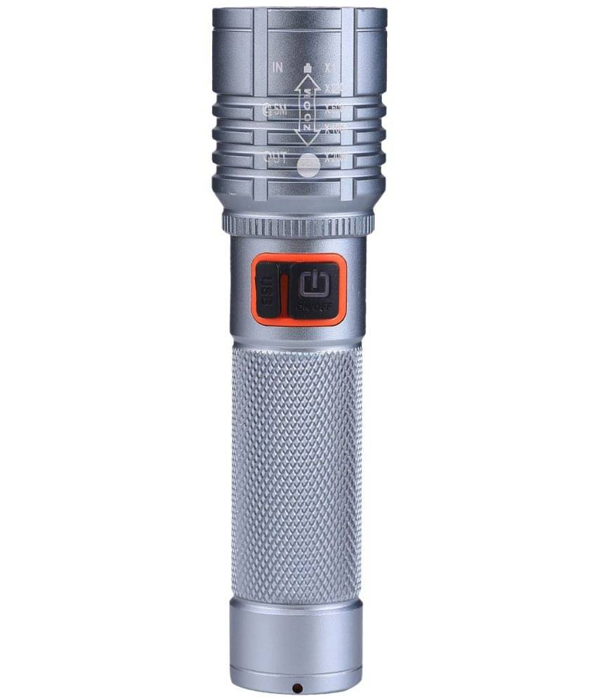 MZ - 3W Rechargeable Flashlight Torch ( Pack of 1 ) MZ - 3W Rechargeable Flashlight Torch ( Pack of 1 )
