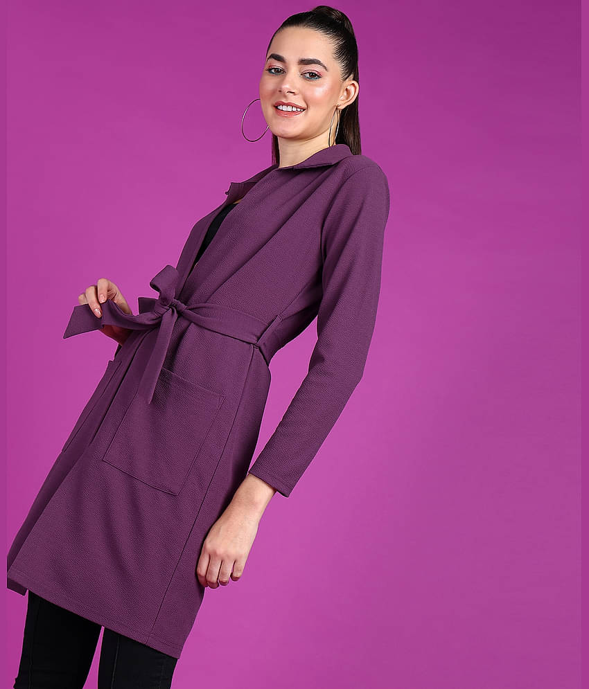 POPWINGS Polyester Blend Women's Shrugs - Black ( Single )