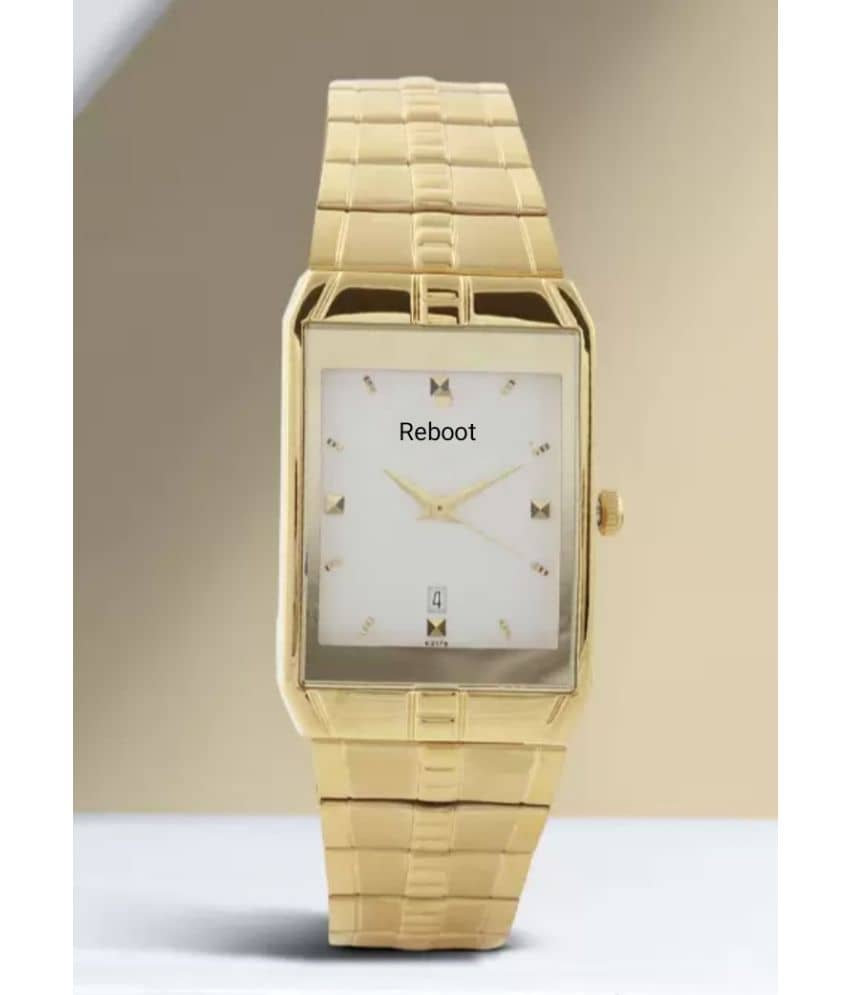 Reboot Gold Stainless Steel Analog Men's Watch