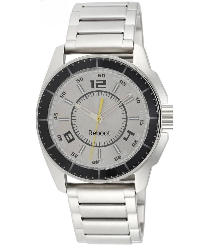     			Reboot Silver Stainless Steel Analog Men's Watch