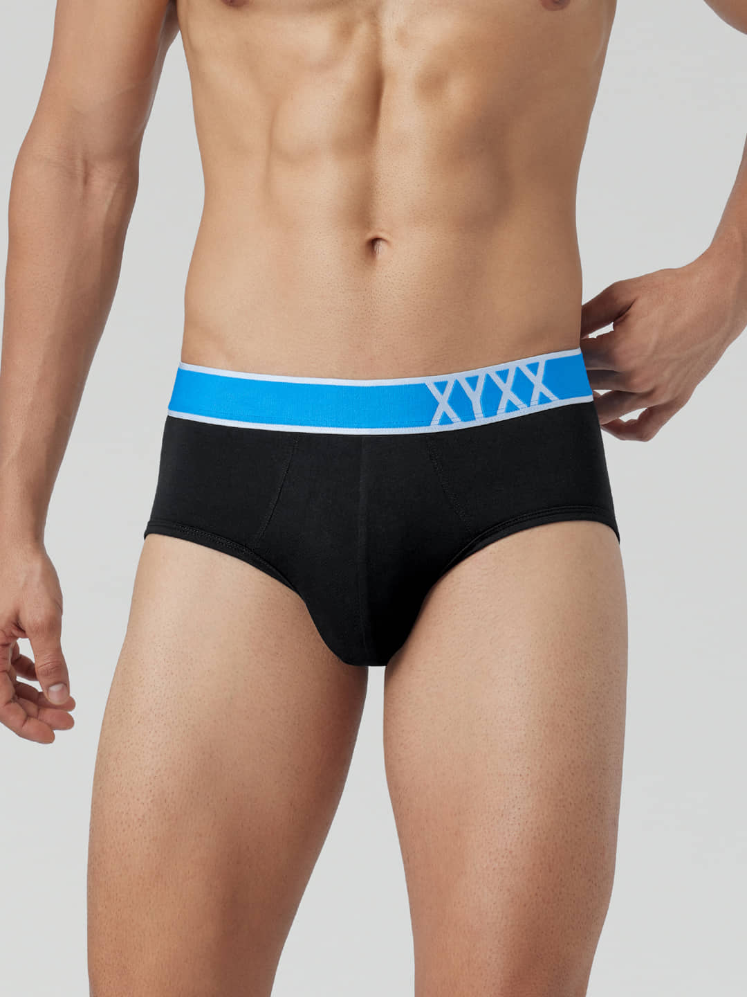 XYXX Pack of 1 Modal Briefs For Men's ( Black )