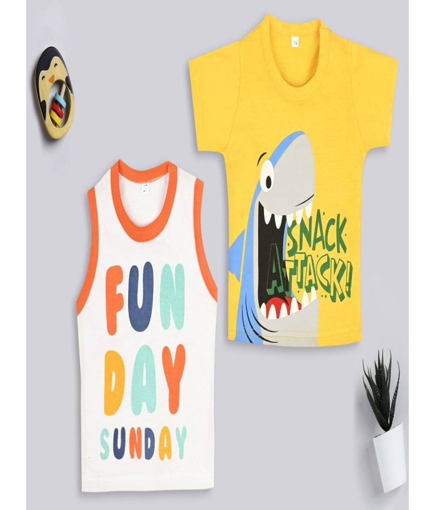     			s muktar garments Pack of 1 Boys Cotton T-Shirt ( Multicolor )
