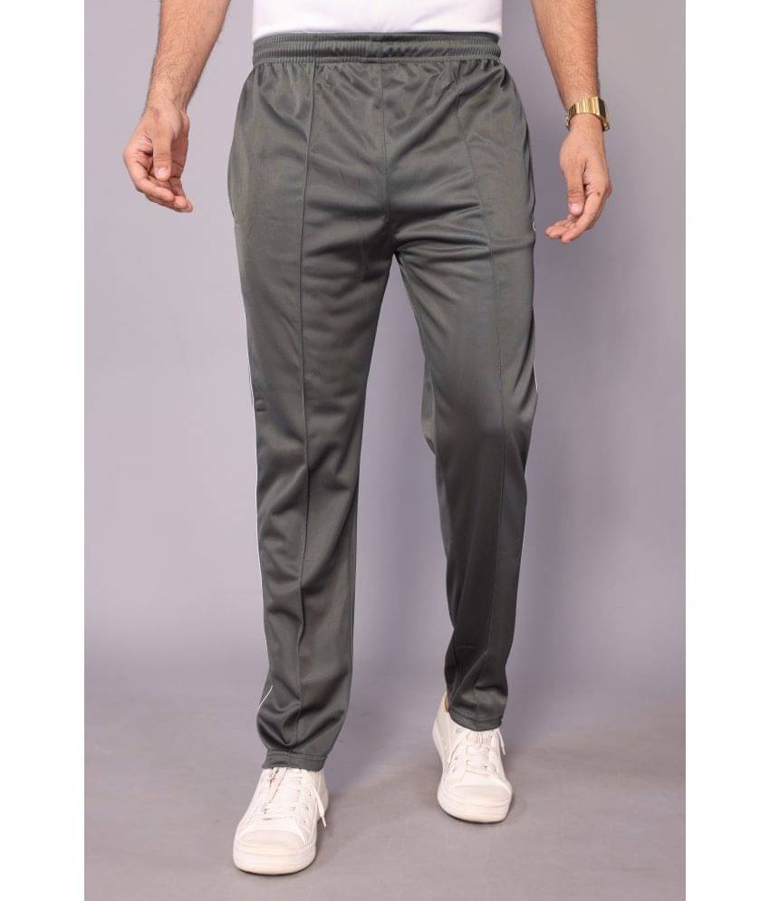     			Estro Grey Polyester Men's Trackpants ( Pack of 1 )