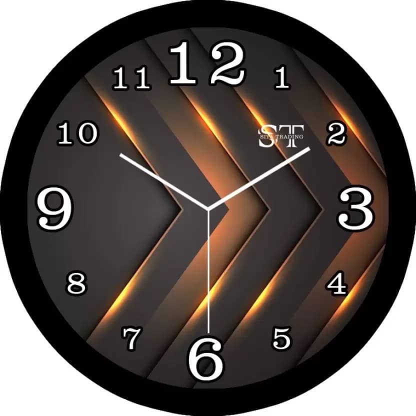 KP CRAFT Circular Analog Wall Clock