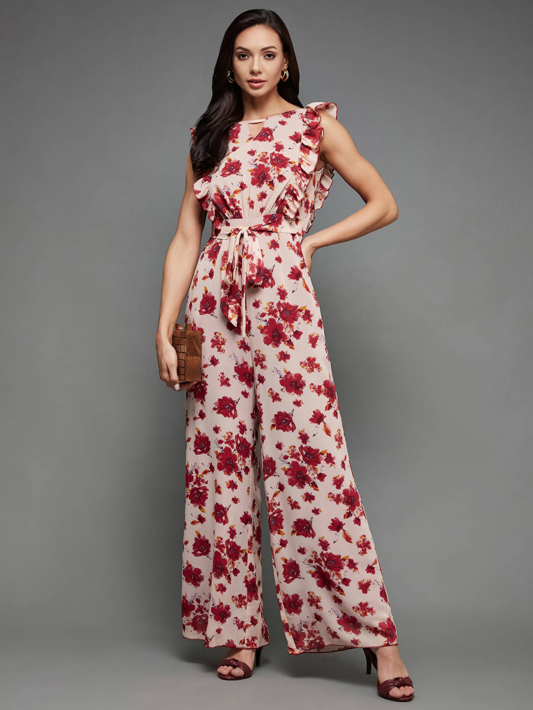     			Miss Chase Multicolor Georgette Regular Fit Women's Jumpsuit ( Pack of 1 )