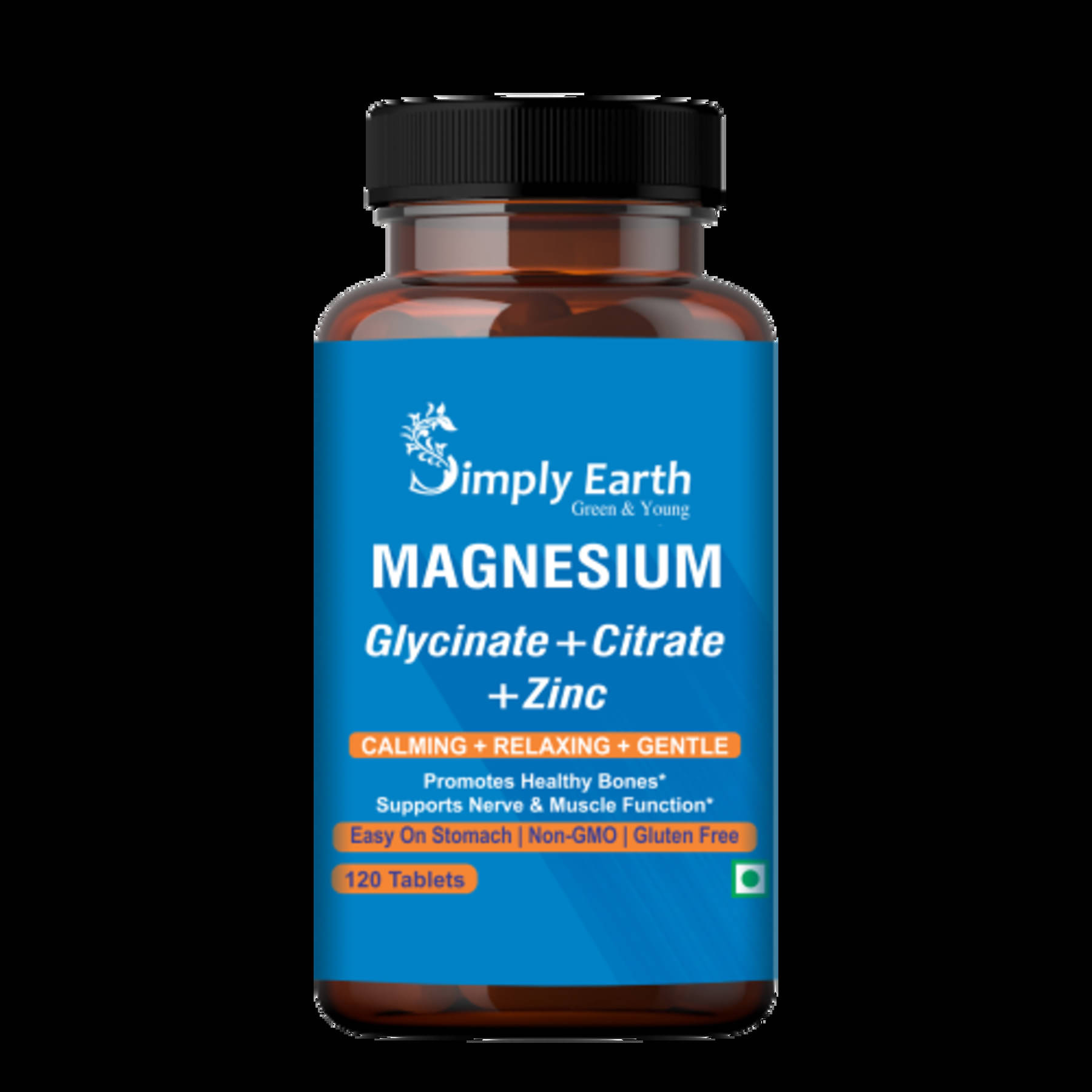     			Simply Earth Magnesium Complex Supplements - 120 Veg Tablets With Magnesium Glycinate