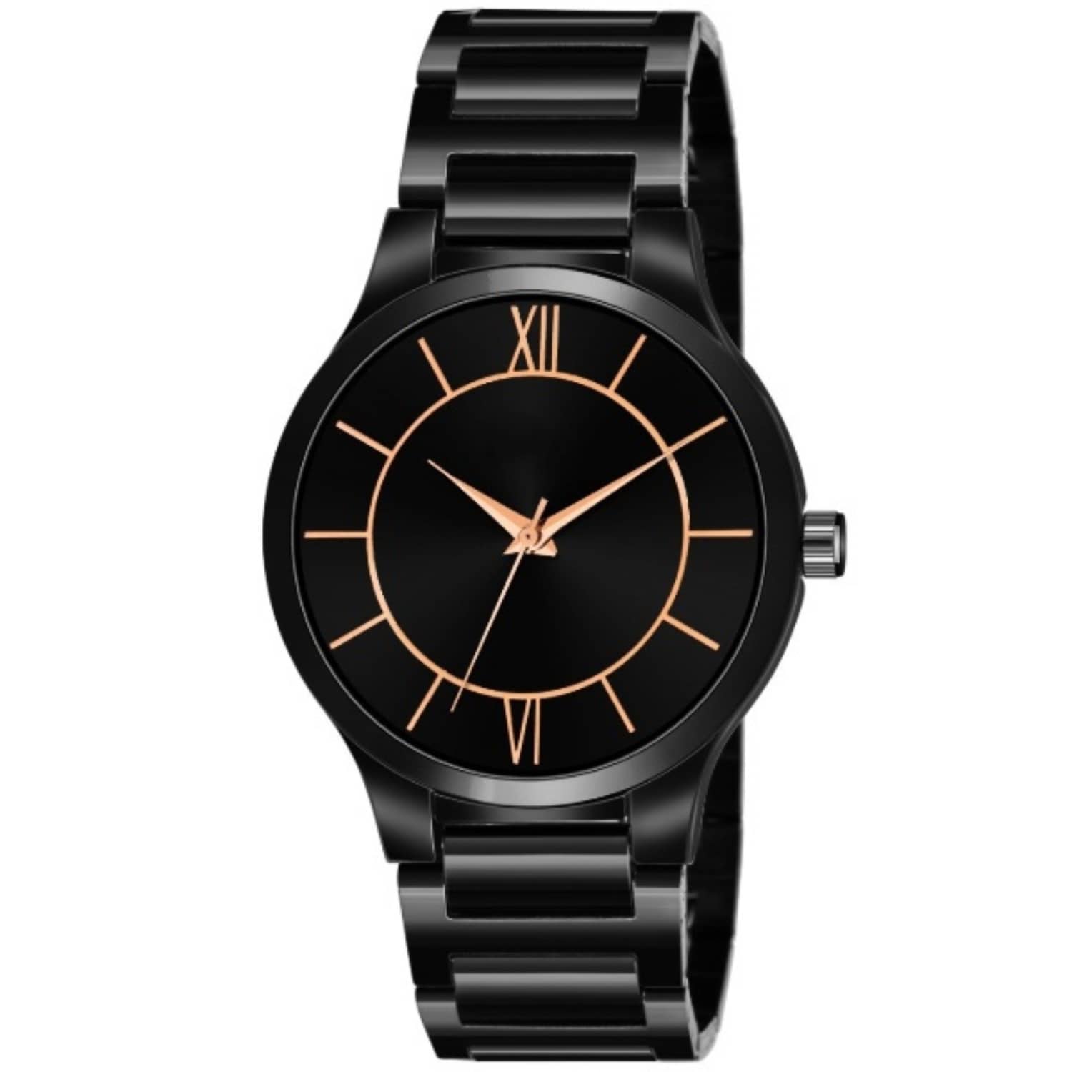 AQUA BLISS Black Stainless Steel Analog Men's Watch