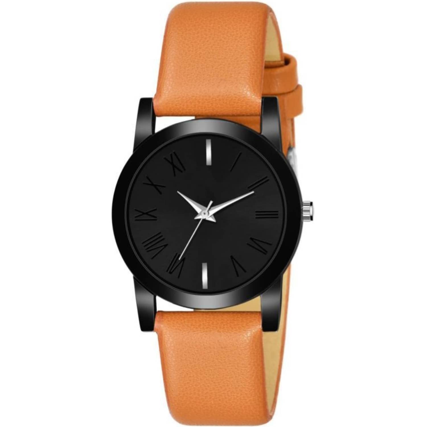 AQUA BLISS Tan Leather Analog Womens Watch