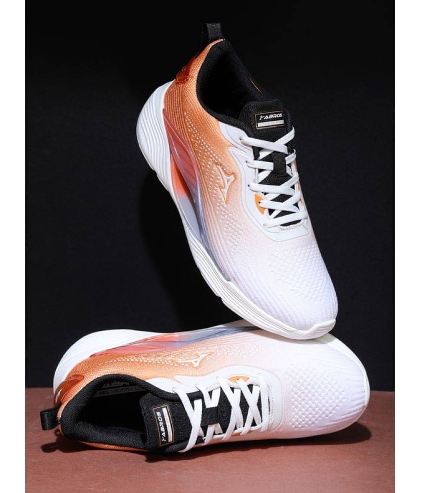     			Abros INTER CEPTOR-2 Off White Men's Sports Running Shoes