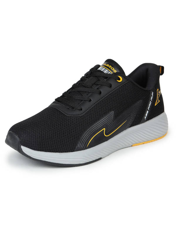     			Abros STARE-ON Black Men's Sports Running Shoes
