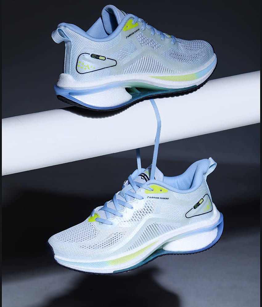 Abros POLAND White Men's Sports Running Shoes - Main Image