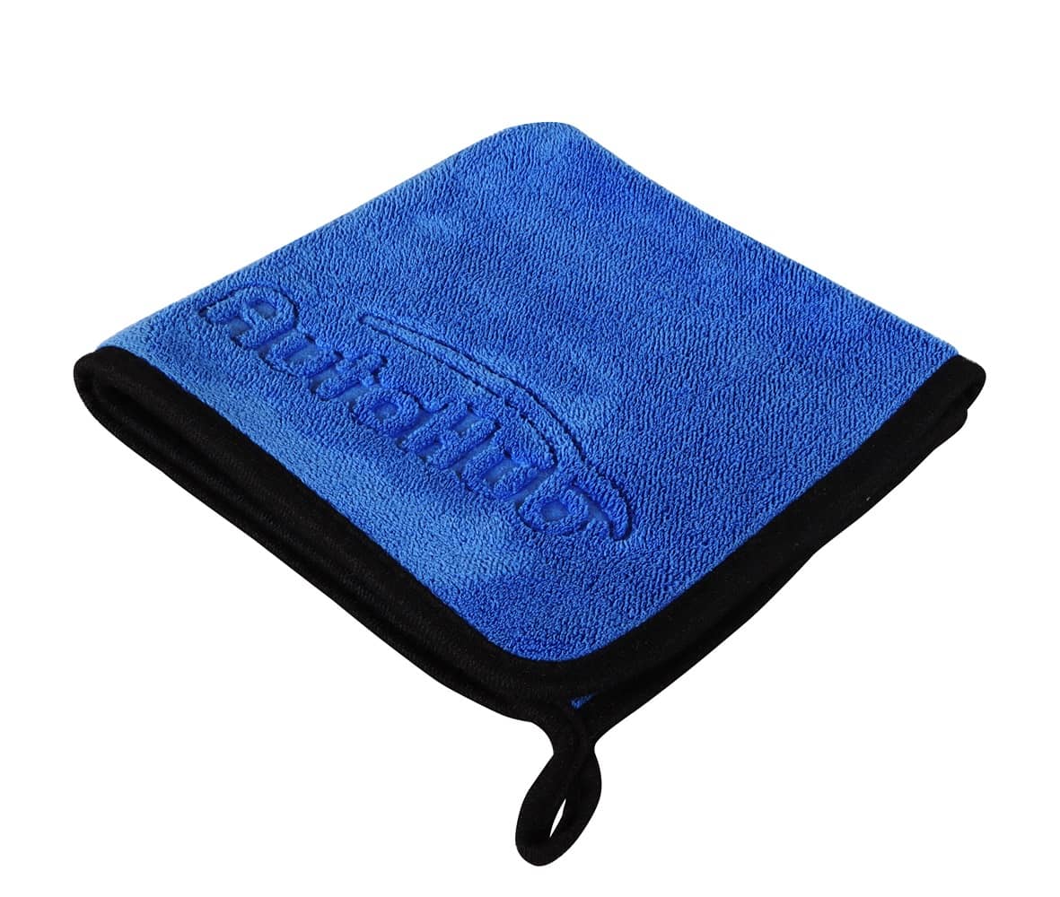 Auto Hub Blue 600 GSM Drying Towel For Automobile ( Pack of 1 )