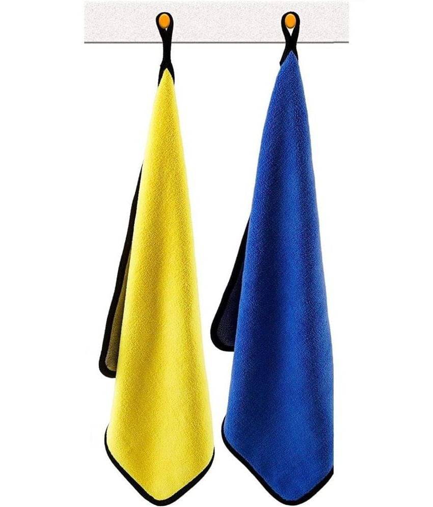     			Auto Hub Multicolor 600 GSM Microfiber Cloth For Automobile ( Pack of 2 )