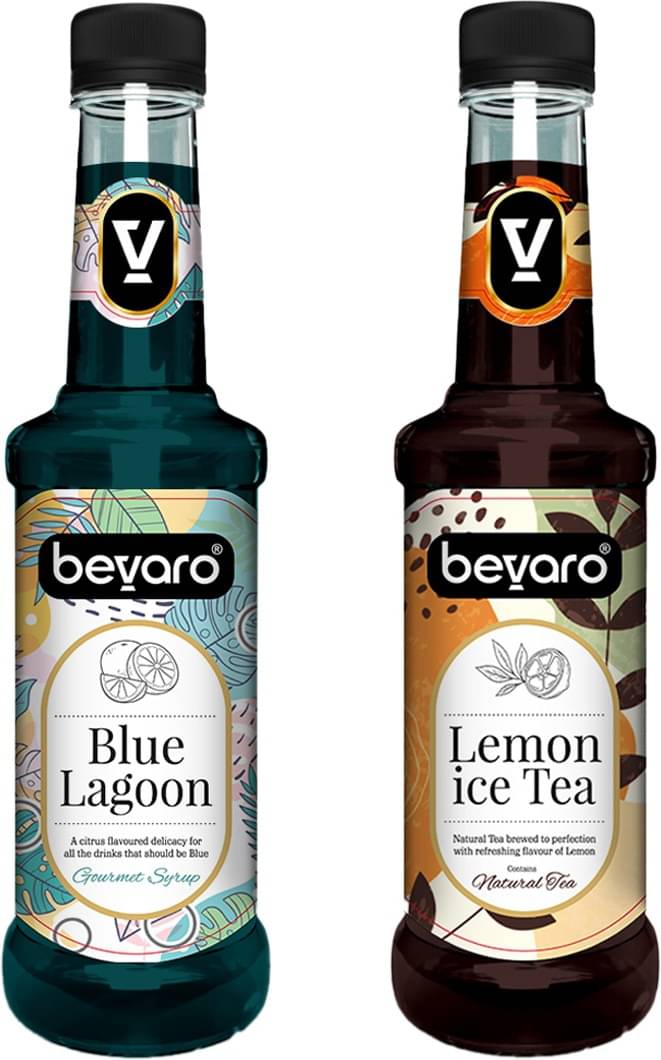     			BEVARO Blue Lagoon syrup Cocktail Mix 600 mL