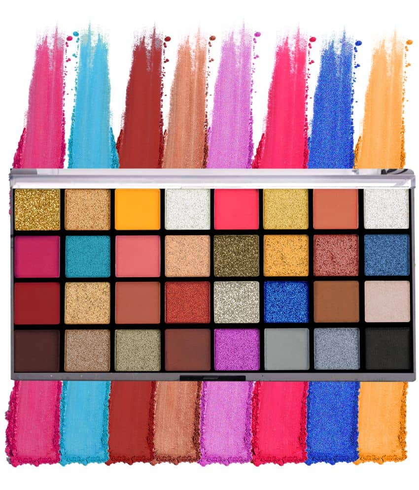 Beauty Berry First Impression Eyeshadow Palette with 32 Matte, Shimmer, Glitter Shades (Shade - 02) - Makeup - Eyes | Buy online on ZillyBuy