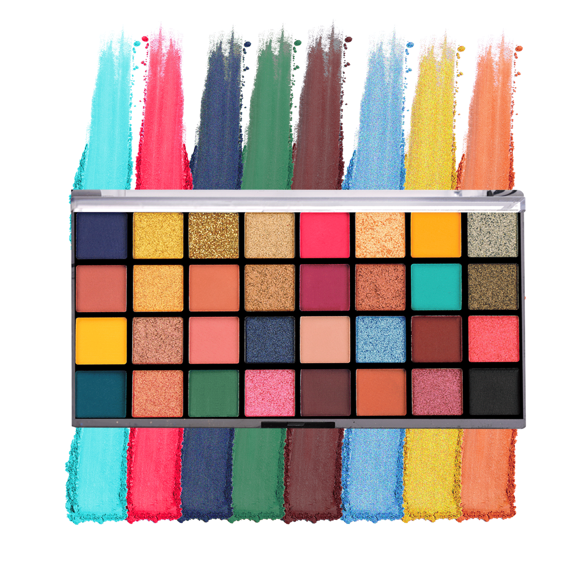 Beauty Berry First Impression Eyeshadow Palette with 32 Matte, Shimmer, Glitter Shades (Shade - 02) - Makeup - Eyes | Buy online on ZillyBuy