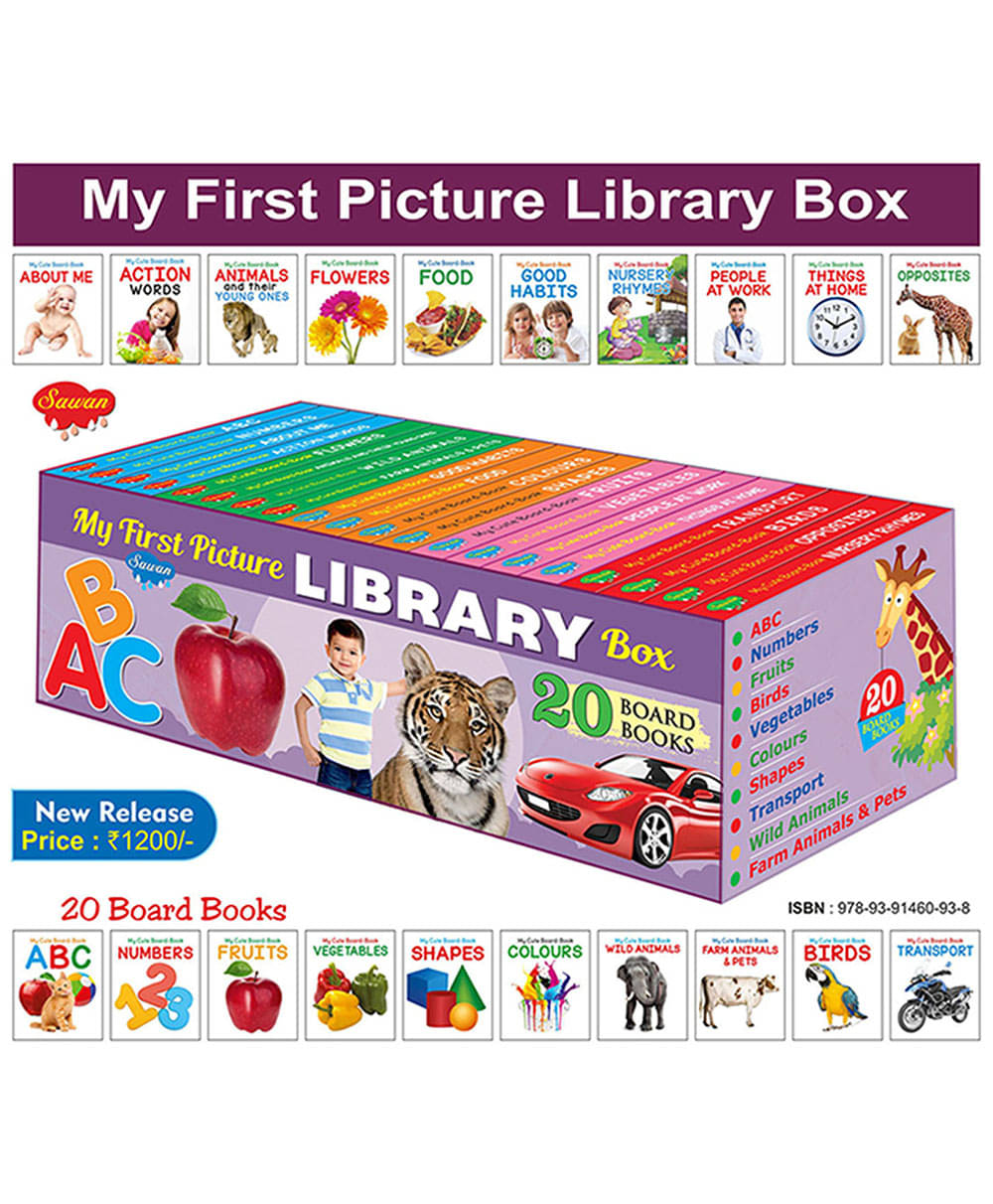    			Books For Babies Box Set Of 20 Board Books