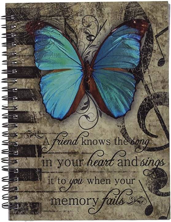 Butterfly Print Diary In Wiro Binding A5 Diary Butterfly Print Diary In Wiro Binding A5 Diary