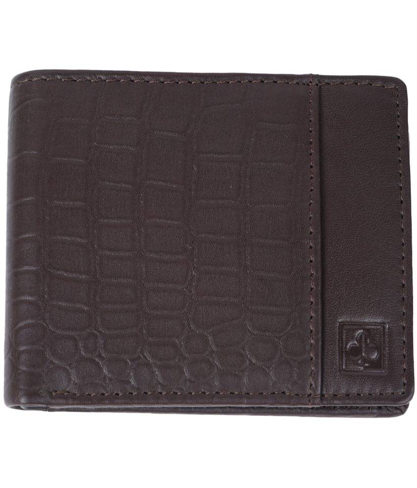     			CIMONI Brown Leather Men's Two Fold Wallet ( Pack of 1 )