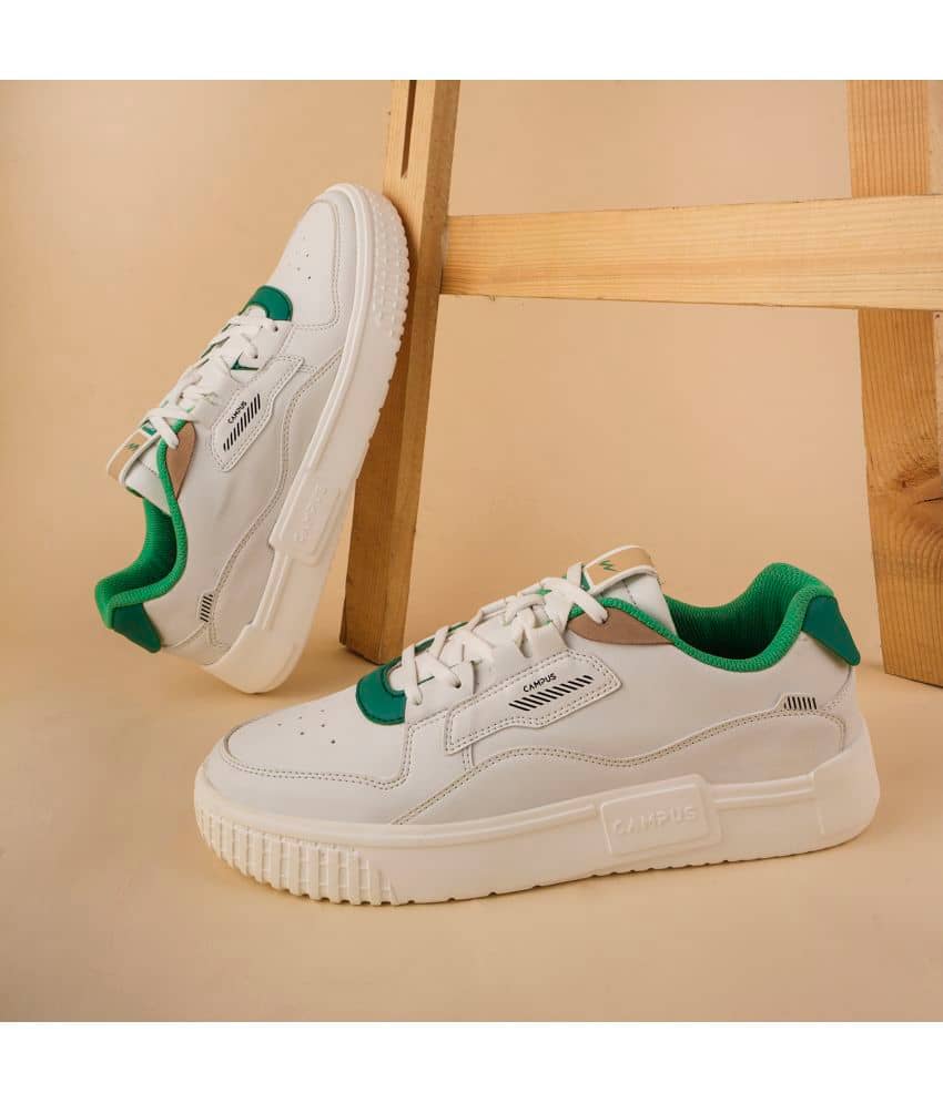 Campus OG-11 White Men's Sneakers - Casual Shoes | Buy online on ZillyBuy