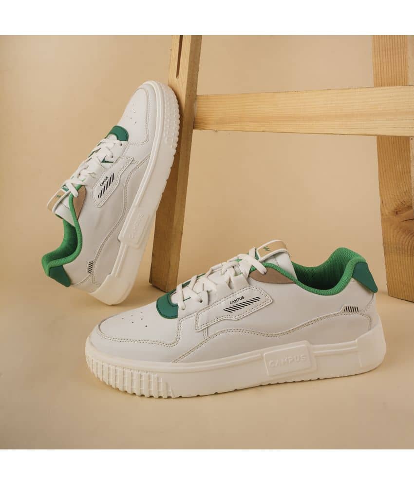 Campus OG-11 White Men's Sneakers - Casual Shoes | Buy online on ZillyBuy