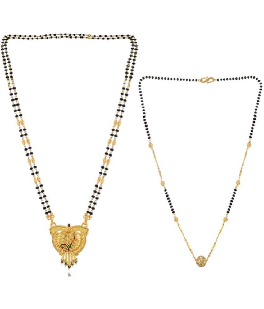Charms Golden Mangalsutra ( Pack of 1 )