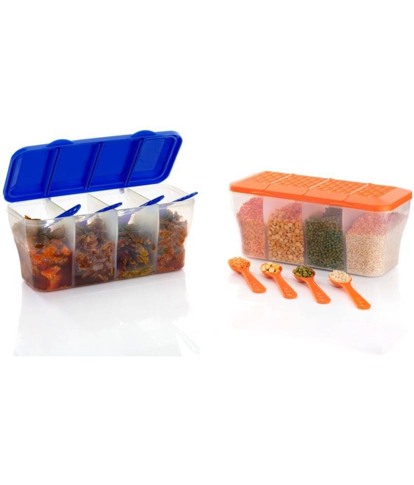     			FIT4CHEF Dal Container Set PET Multicolor Multi-Purpose Container ( Set of 2 )