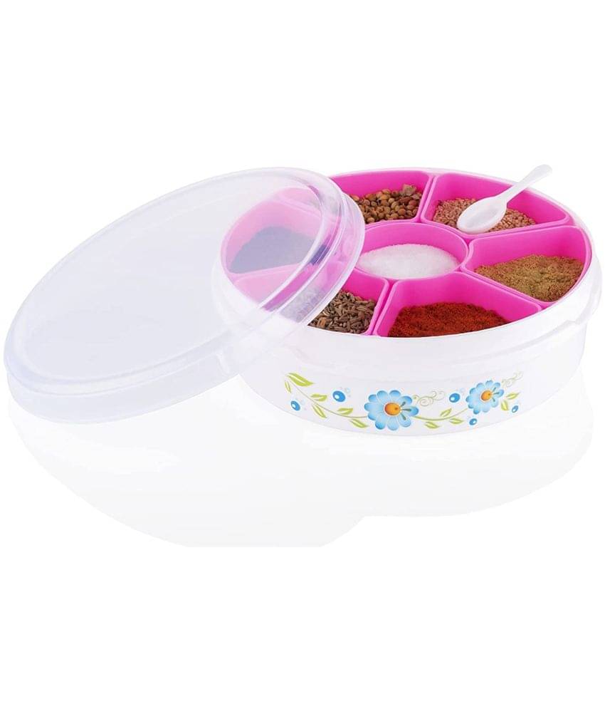     			FIT4CHEF Masala Container Polyproplene White Spice Container ( Set of 1 )